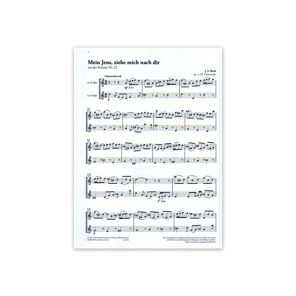 Bach, Schwingt freudig euch empor View 1