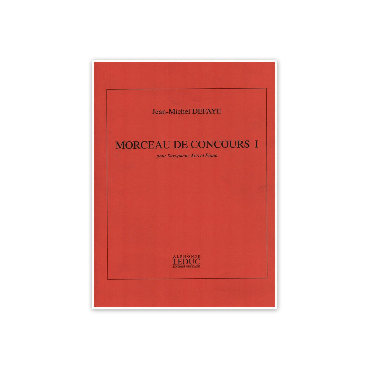 Defaye, Morceau de Concours vol.1 View 1