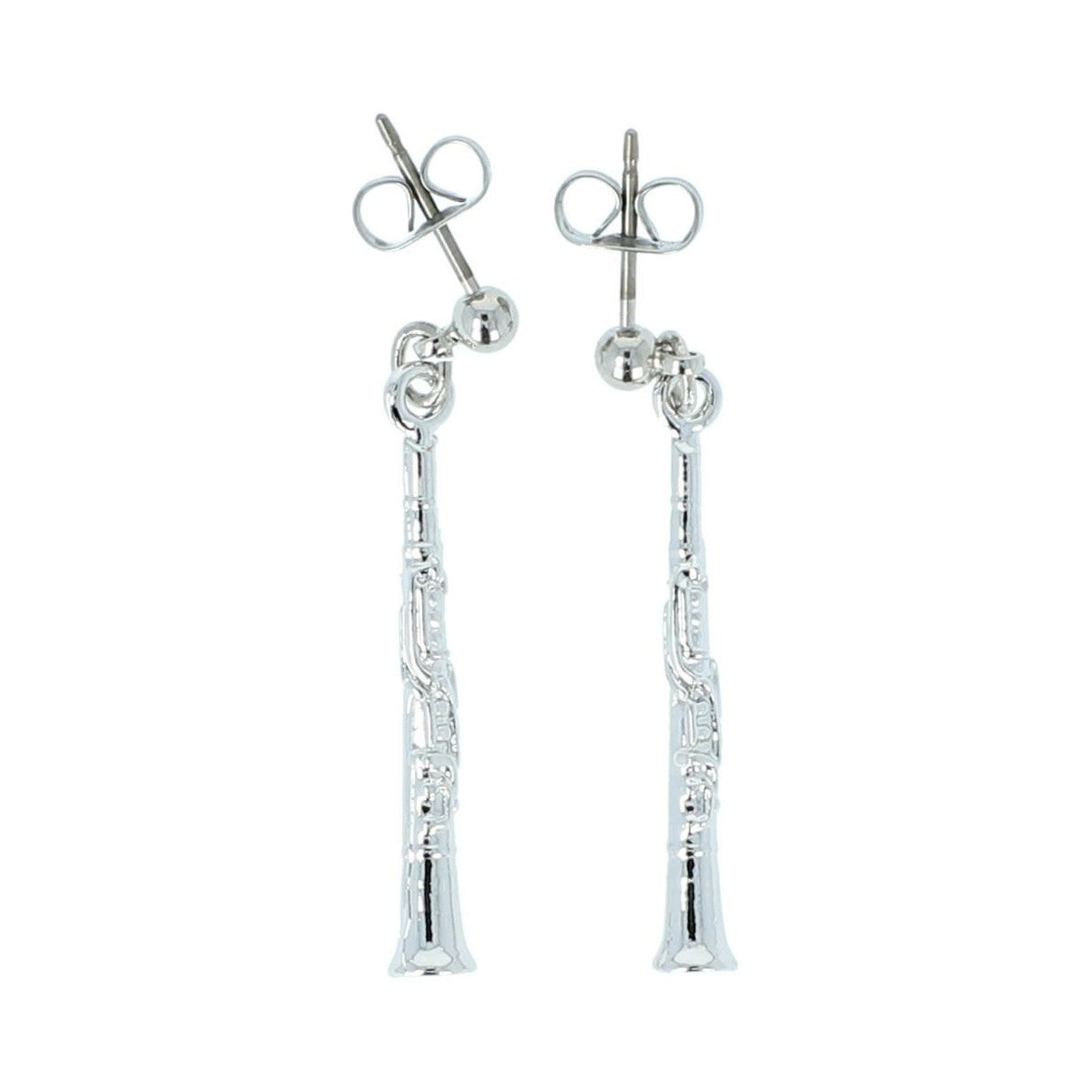 Ohrstecker Klarinette versilbert View 1