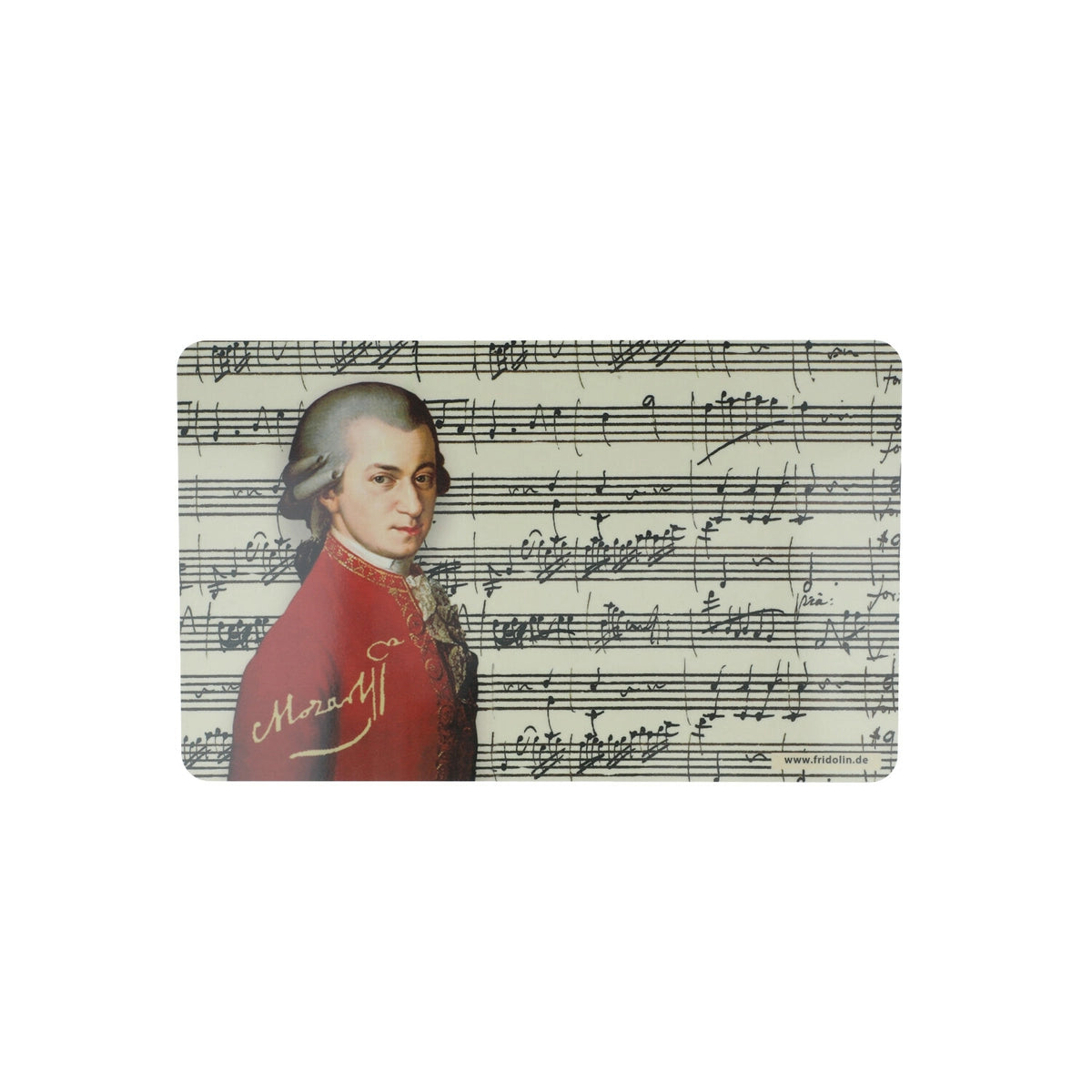 Schneidebrett mit Mozart Motiv View 1