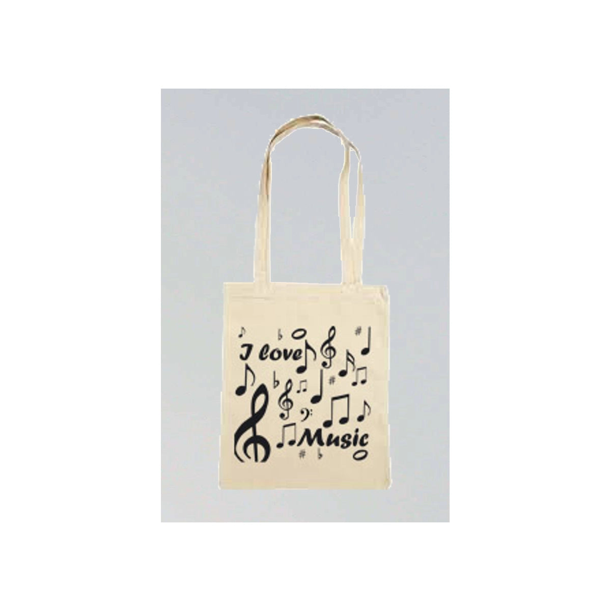I Love music" carrier bag