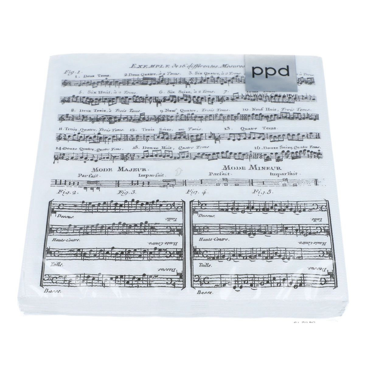 Servietten Adagio white