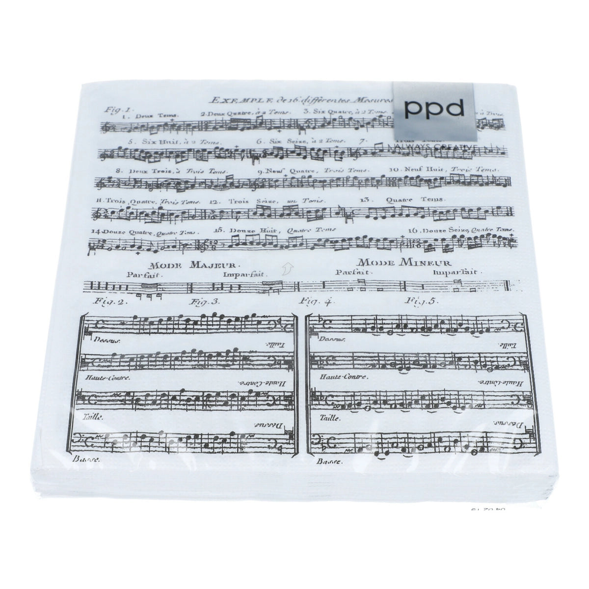 Servietten Adagio white