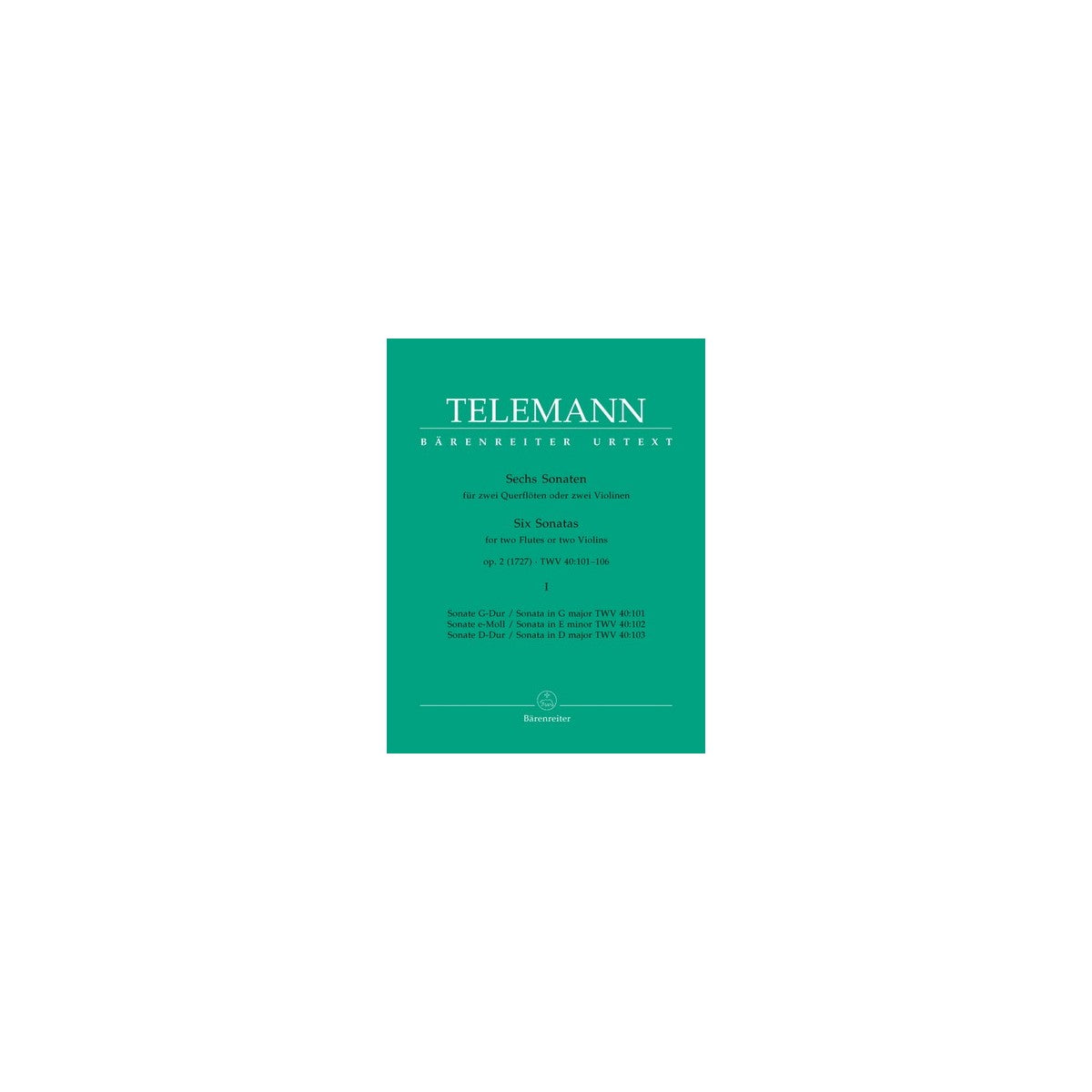 Telemann, Sechs Sonaten op.2 I TWV40:101-106 View 2