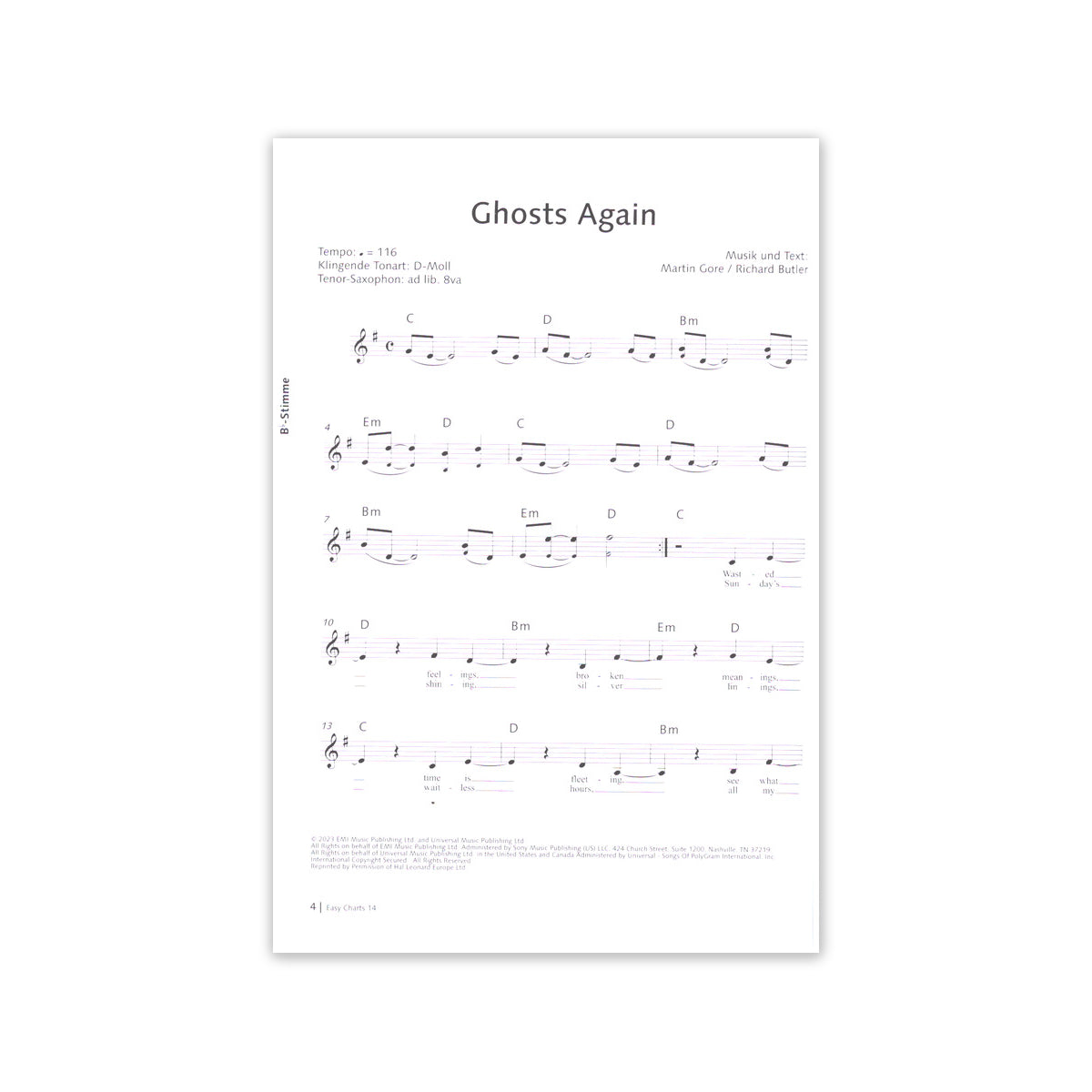 Easy Charts Play-Along 14