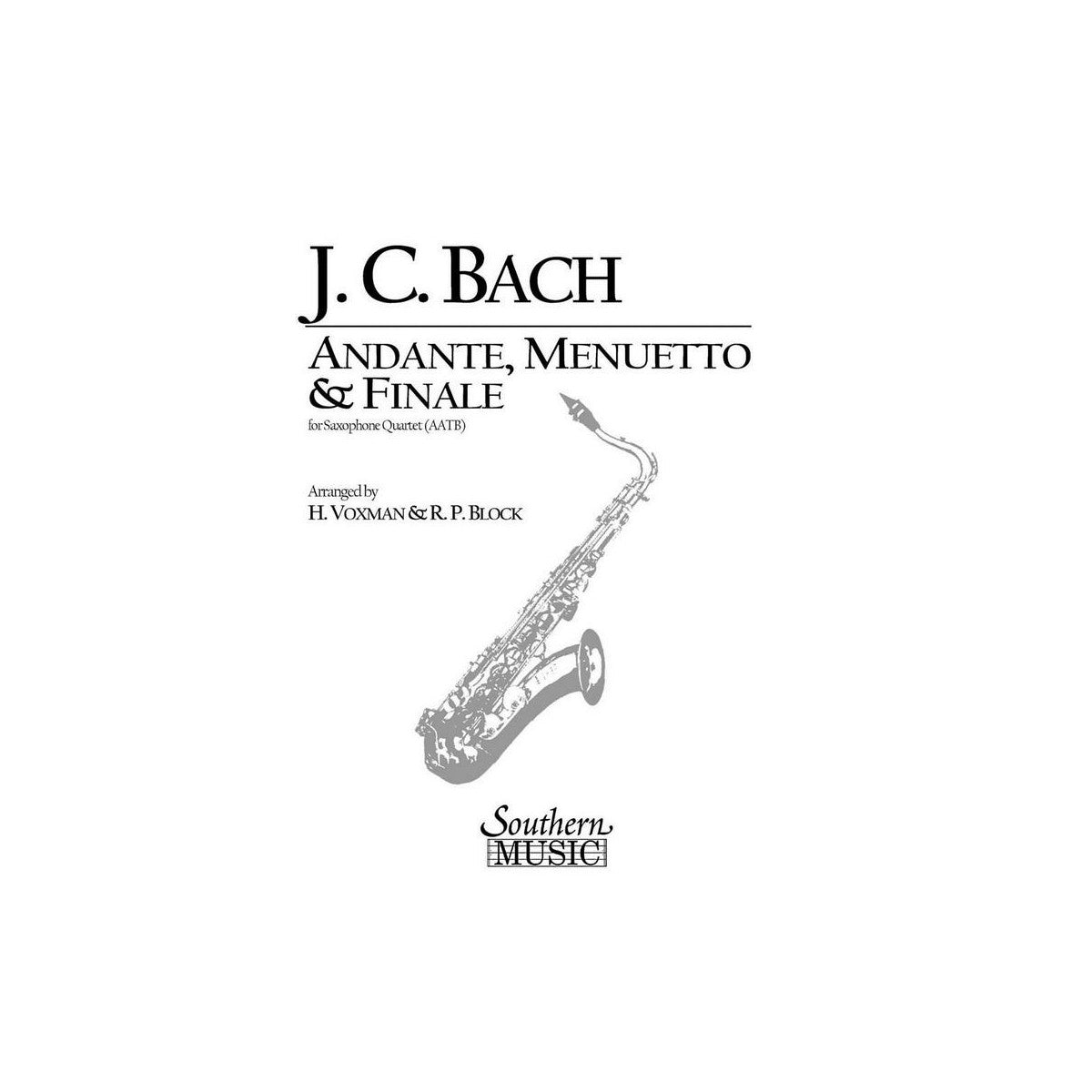 Bach, Andante, Menuetto & Finale (AATB) View 1