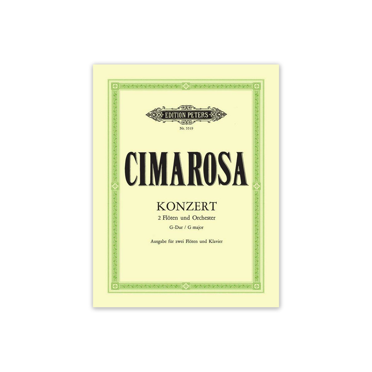 Cimarosa, Domenico Konzert G-Dur für 2 Flöten