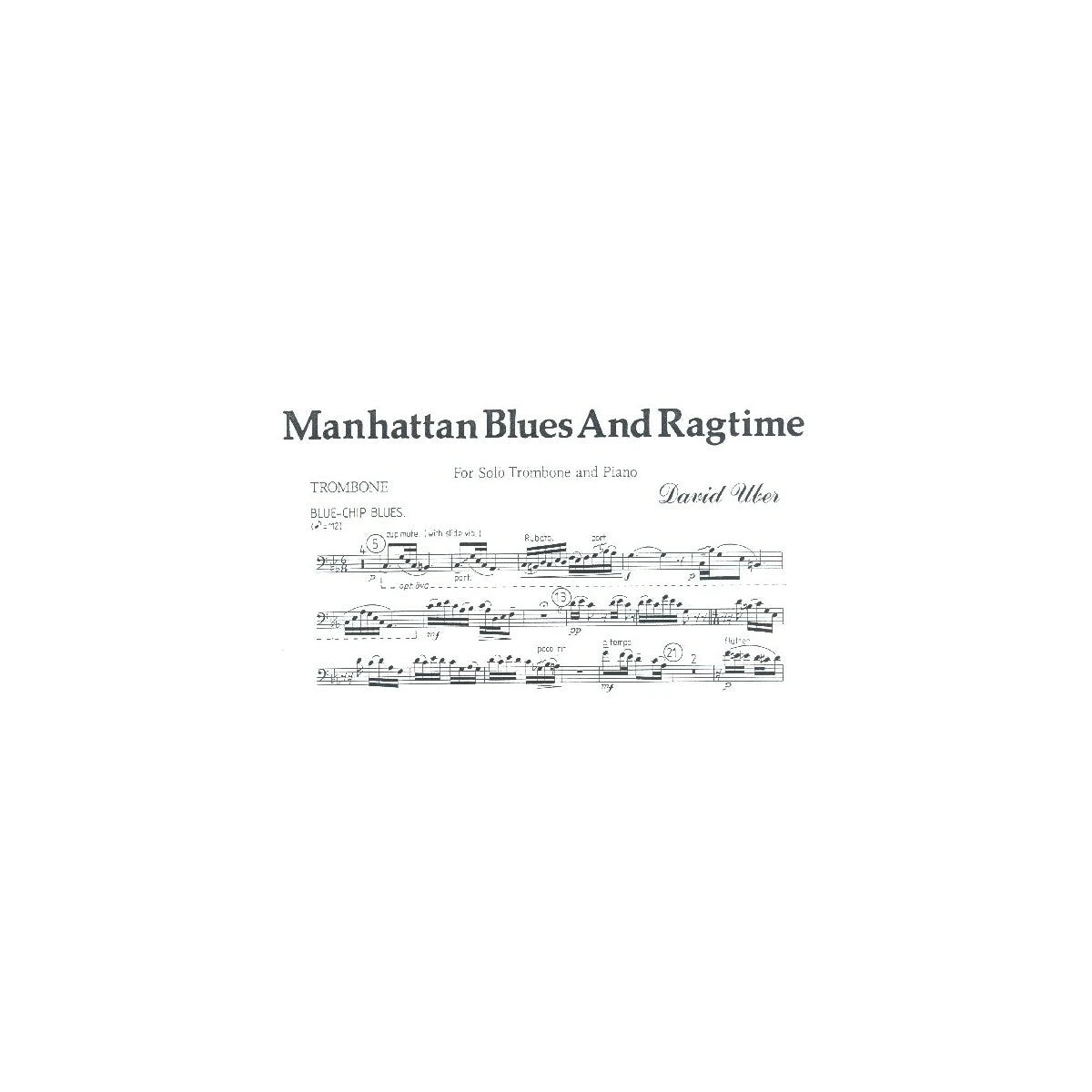 Uber, David Manhattan Blues and Ragtime: for View 2