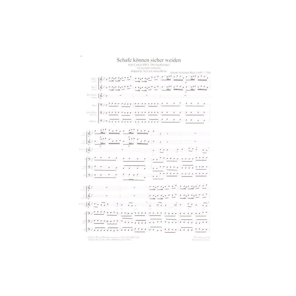 Bach, Johann Sebastian 2 Baroque Arias by Bac View 2
