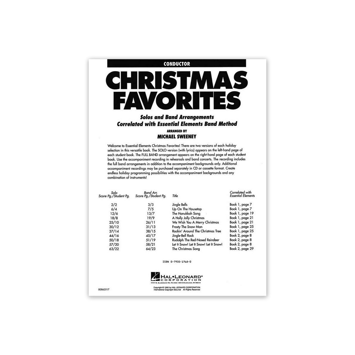 Christmas Favorites (+CD) for concert band sc