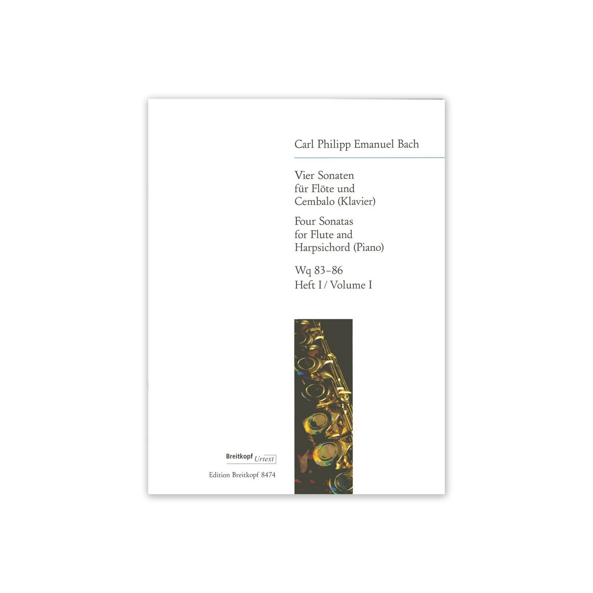 Bach, Carl Philipp Emanuel 4 Sonaten WQ83-86