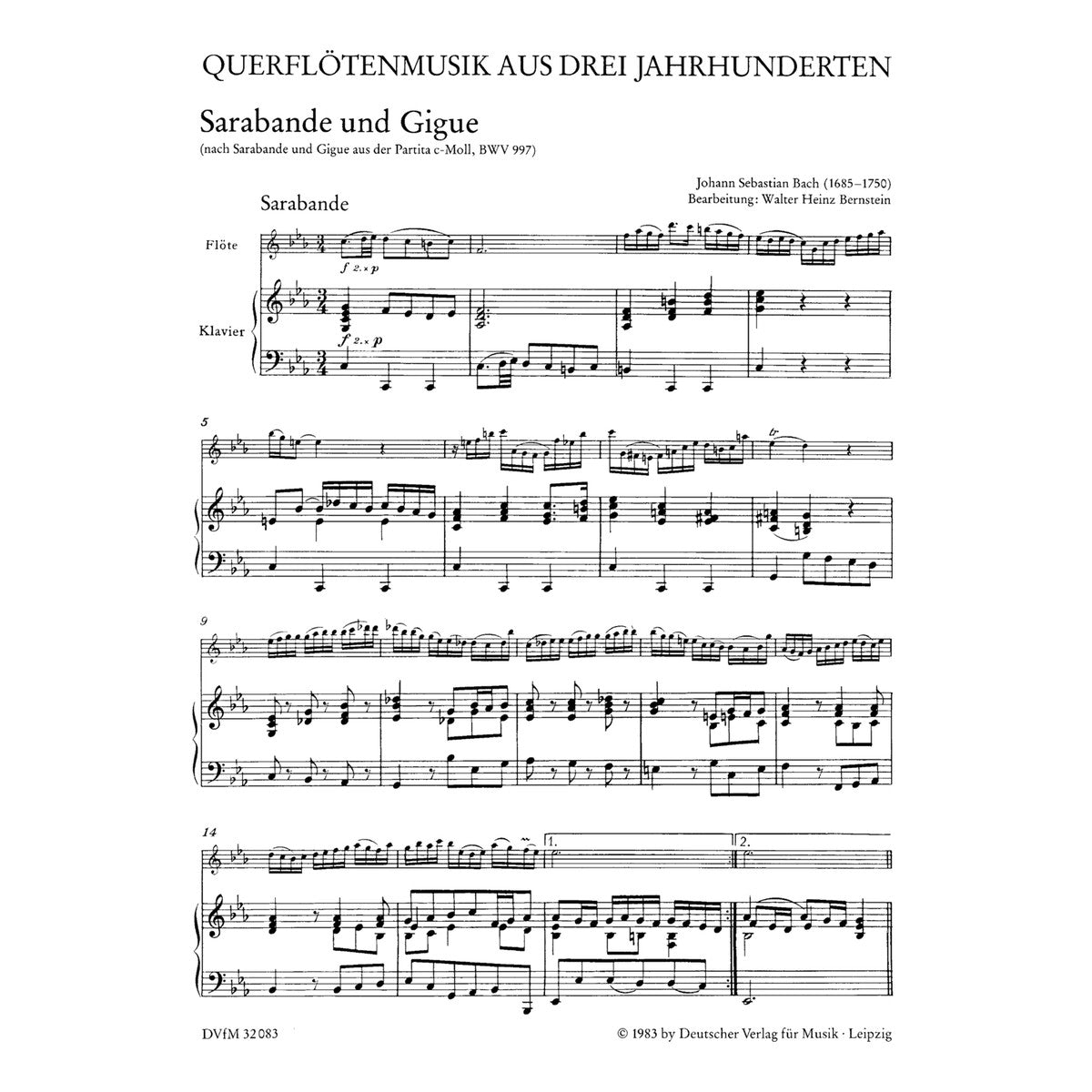 Querflötenmusik aus 3 Jahrhunderten für Flöte View 2