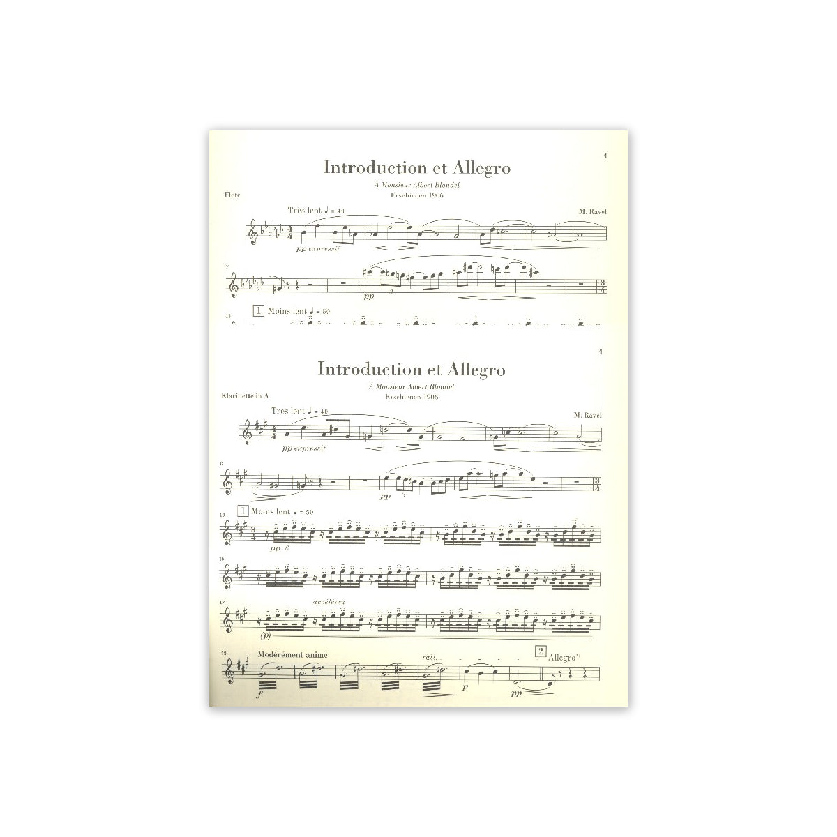 Ravel, Maurice Introduction et Allegro für Ha