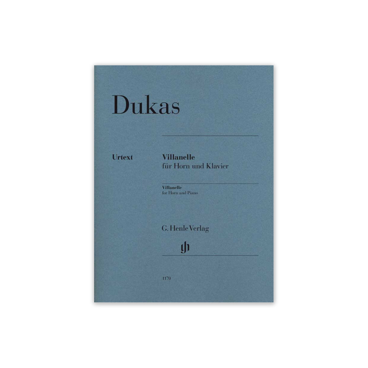 Dukas, Paul Villanelle für Horn und Klavier