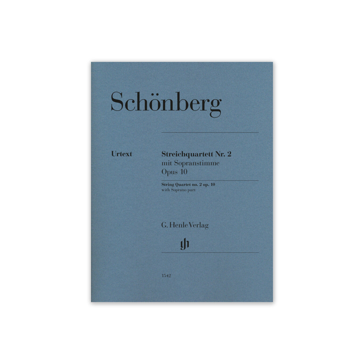 Schönberg, Arnold Streichquartett Nr.2 op.10