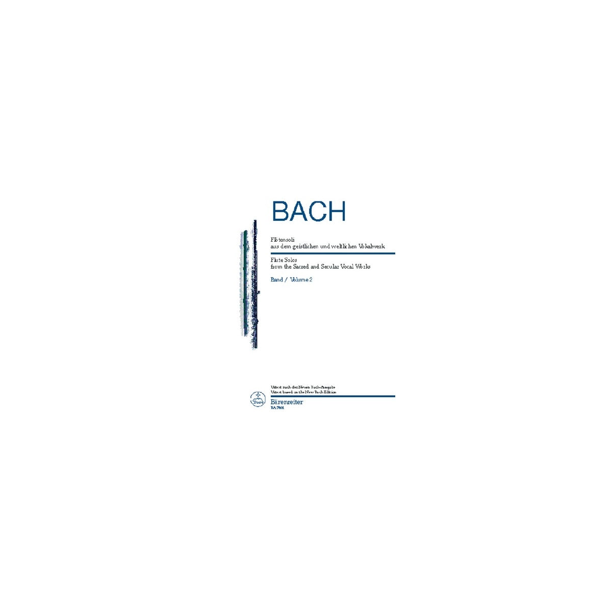 Bach, Flötensoli Geistl. Vokalwerk 2