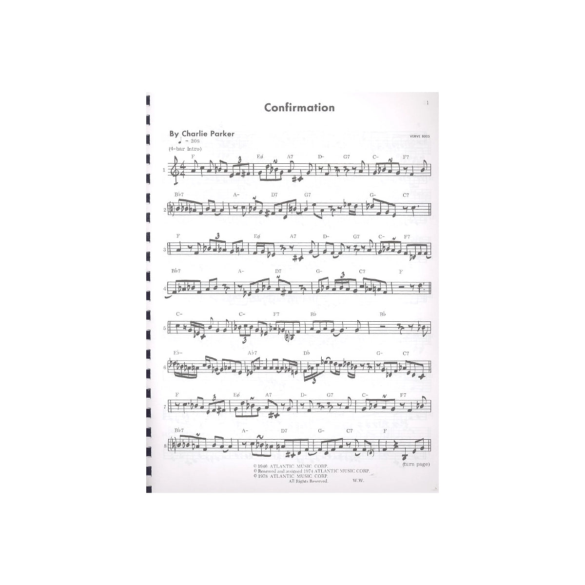Charlie Parker Omnibook C-Instrument View 2