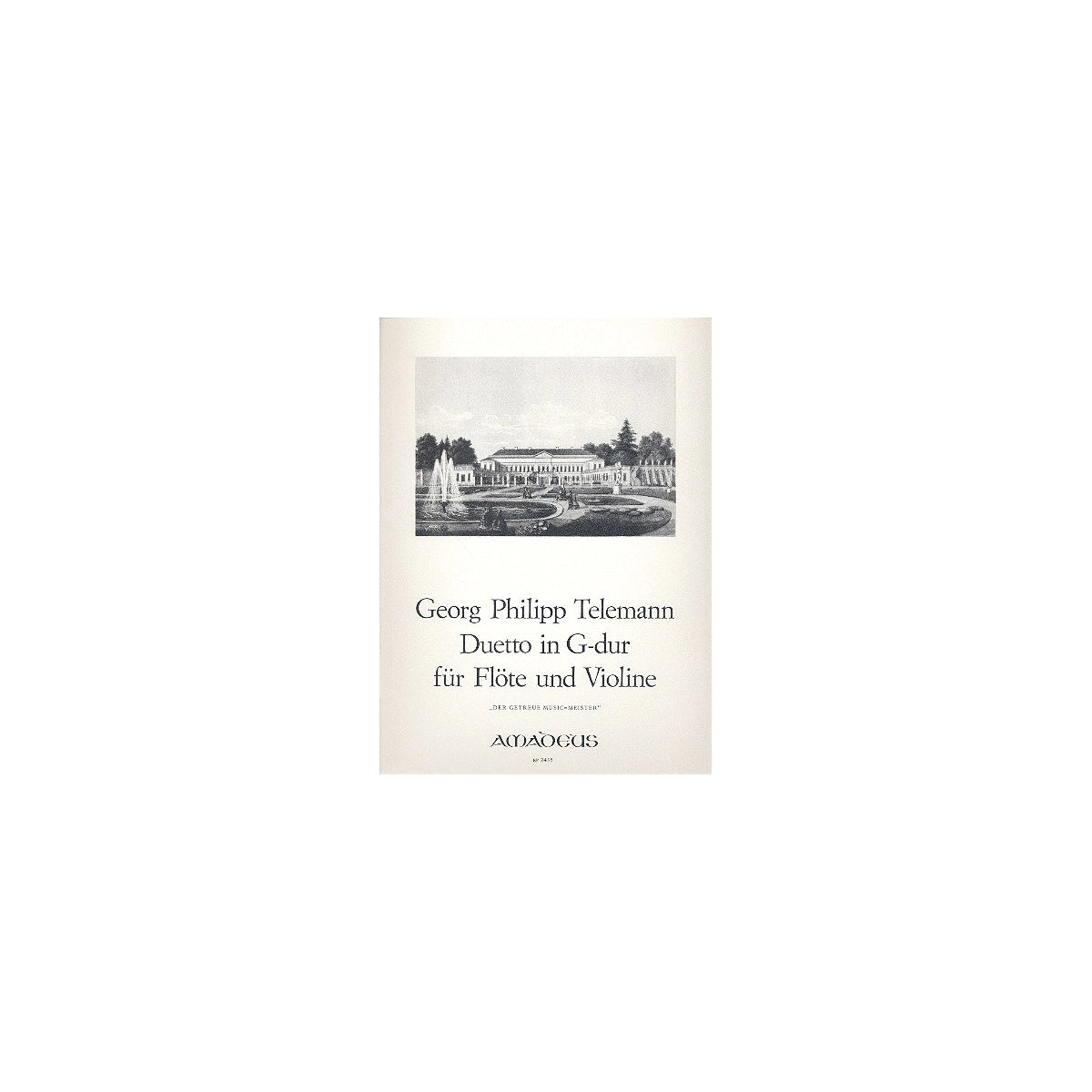 Telemann, Duett G-Dur Flöte & Violine View 2
