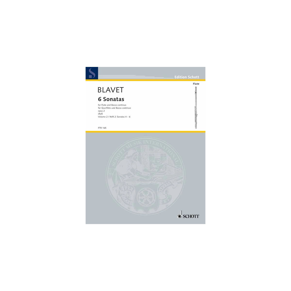 Blavet, 6 Sonaten op.2 Bd.2 (4-6)