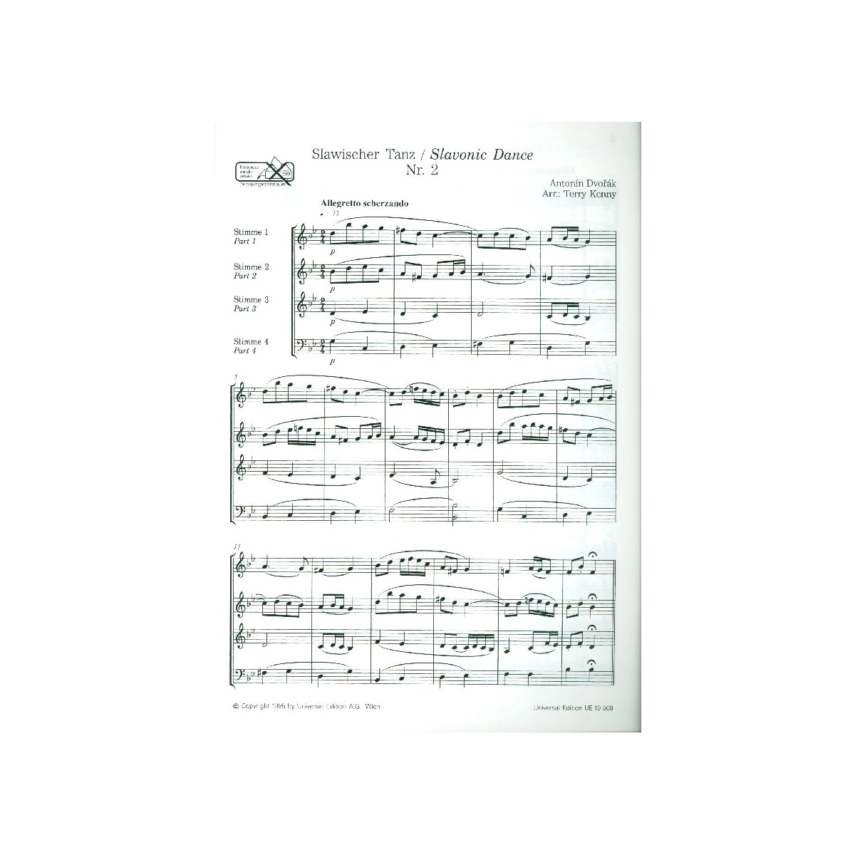 Dvorak, 3 Slawische Tänze View 2