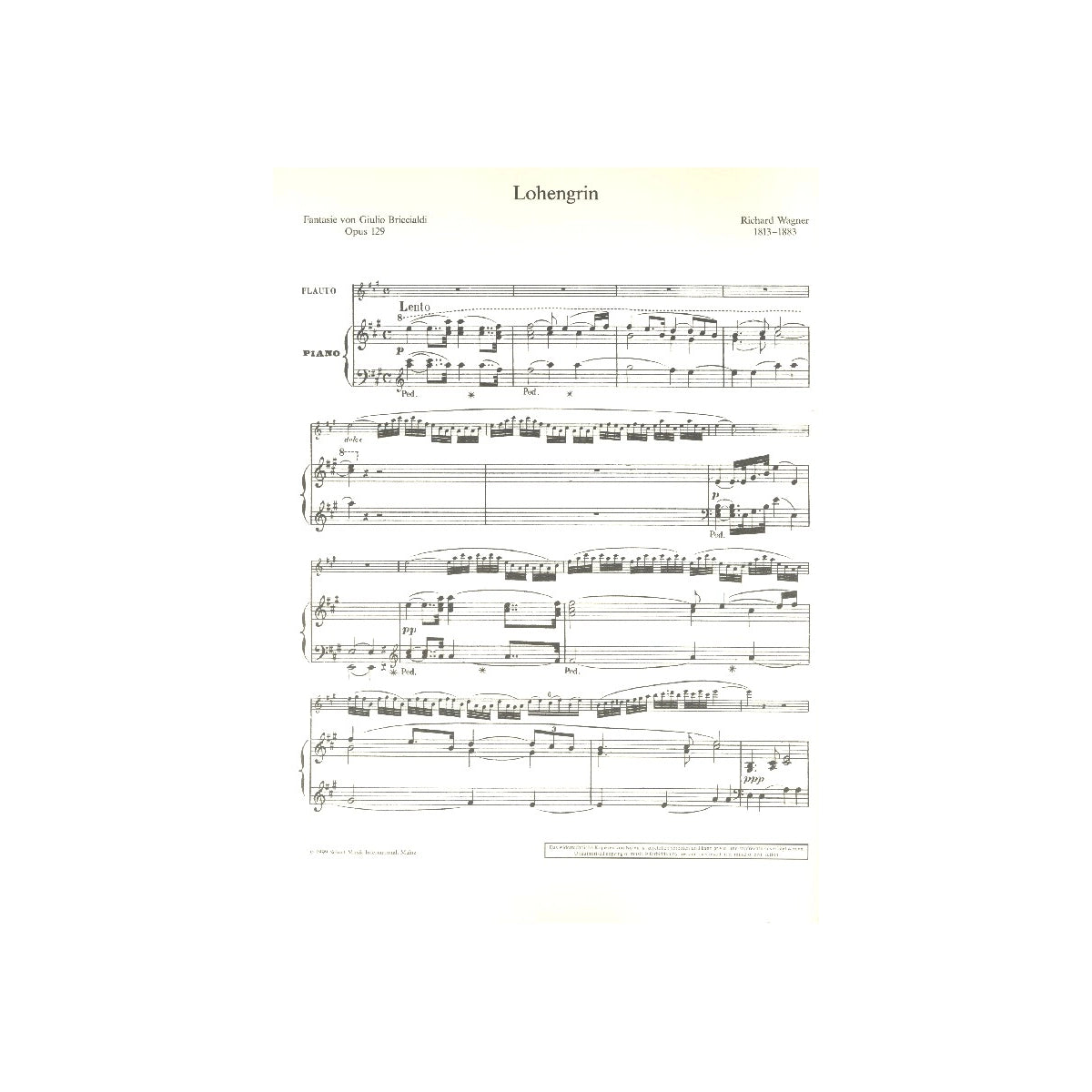 Briccialdi, Lohengrin Fantasie