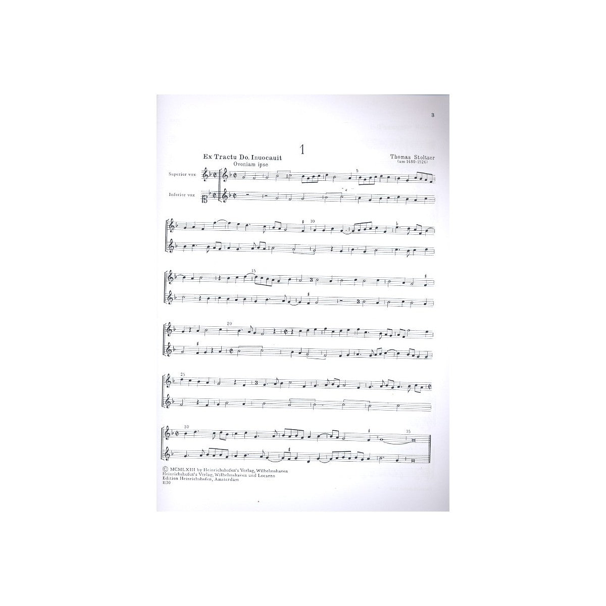 Rhaw, Bicinia gallica et latina Band 1 View 1