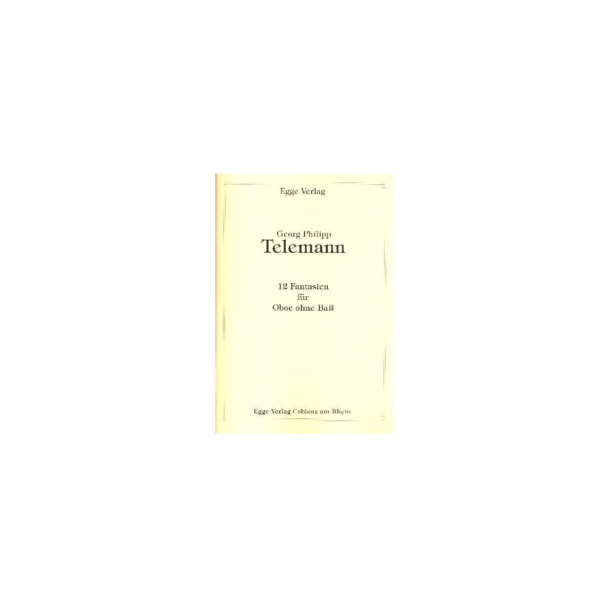 Telemann, 12 Fantasien View 2