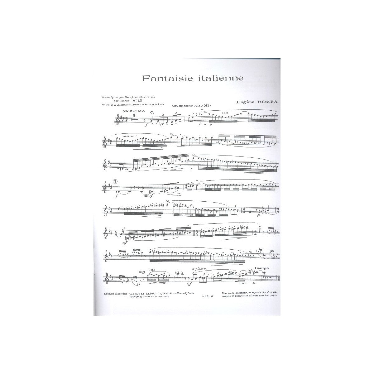 Bozza, Fantaisie italienne-8439 View 2