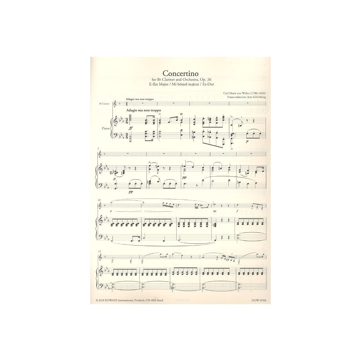 Weber, Concertino op.26-8471 View 2