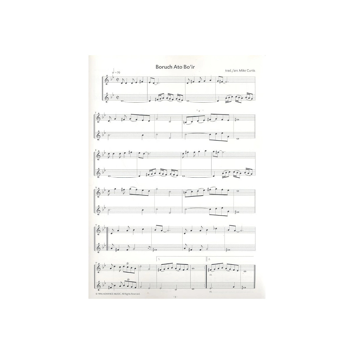 Curtis, Ten Klezmer Duos 1