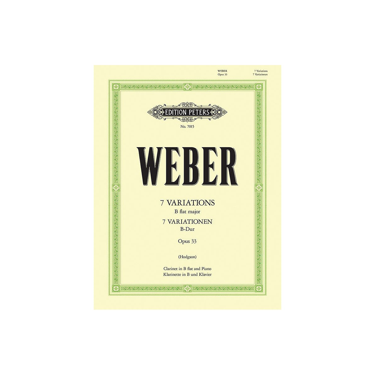 Weber, 7 Variations op.33 View 1