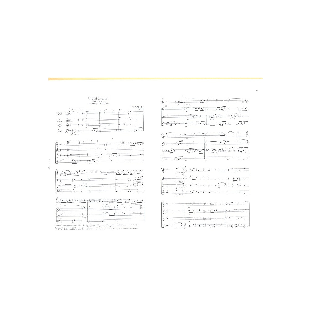 Walckiers, Grand Quartett op.70 Nr.2 F-Dur