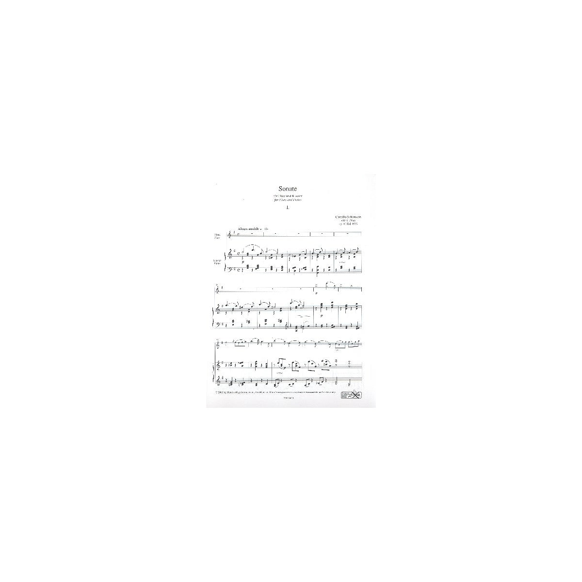 Schumann C., Sonate op.123