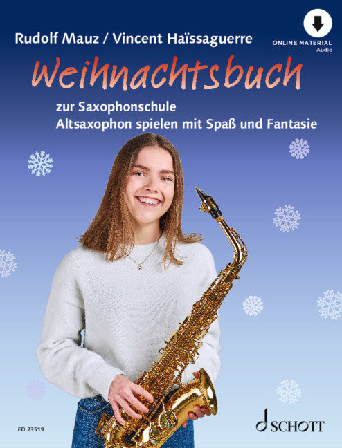 Weihnachtsbuch zur Saxophonschule (+Online-Au