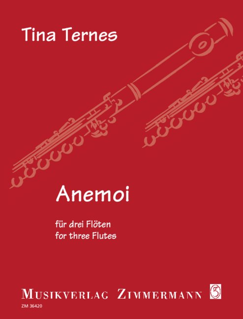 Ternes, Tina Anemoi für 3 Flöten Partitur und