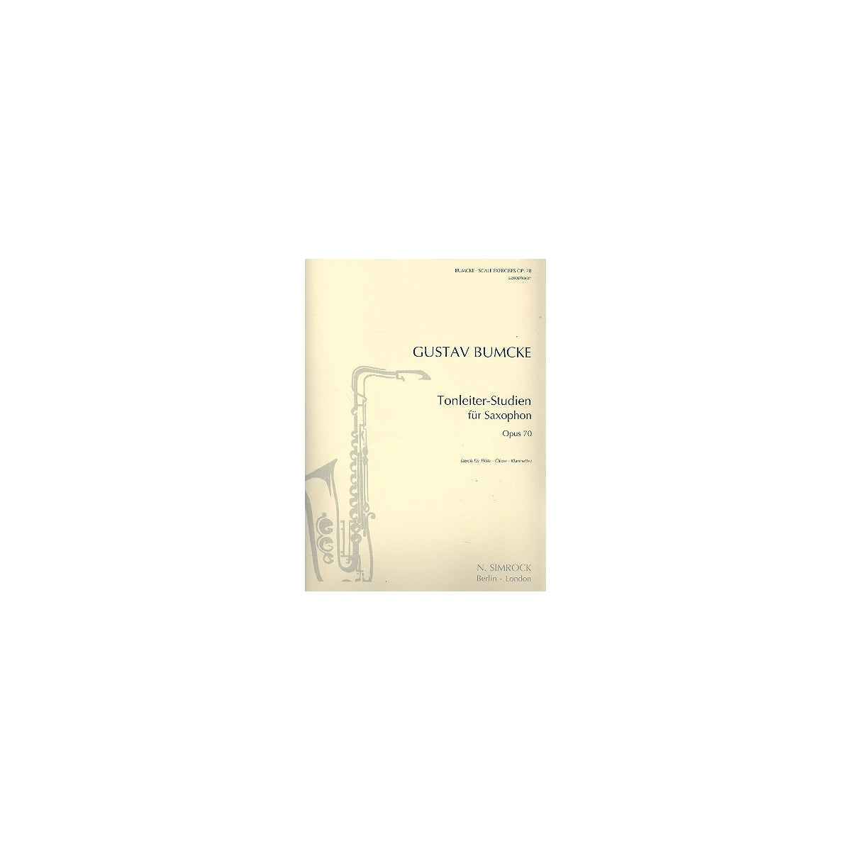 Bumcke, Tonleiter-Studien op.70 View 3