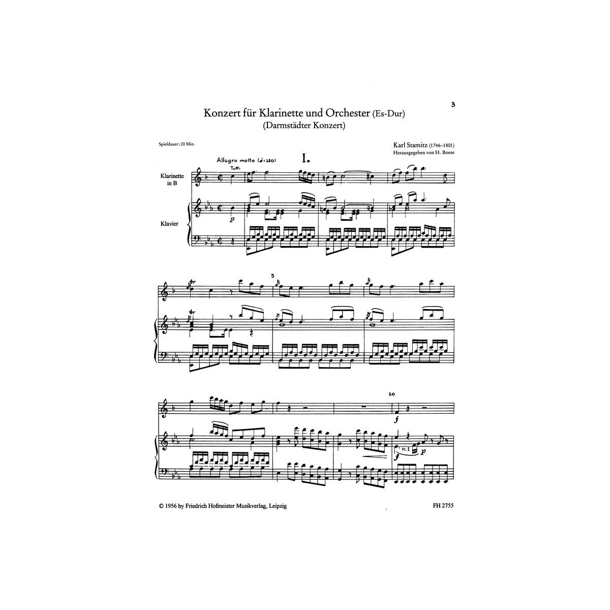 Stamitz C., Konzert Es-Dur (Darmstädter Konze View 2