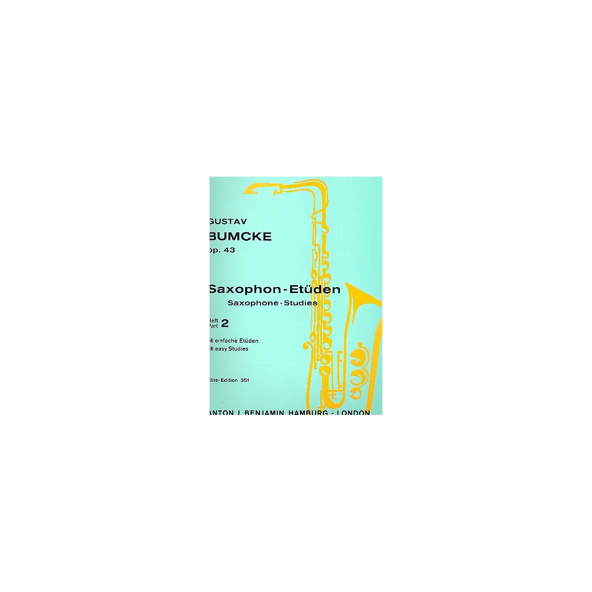 Bumcke, Sax Etüden op.43, Heft 2