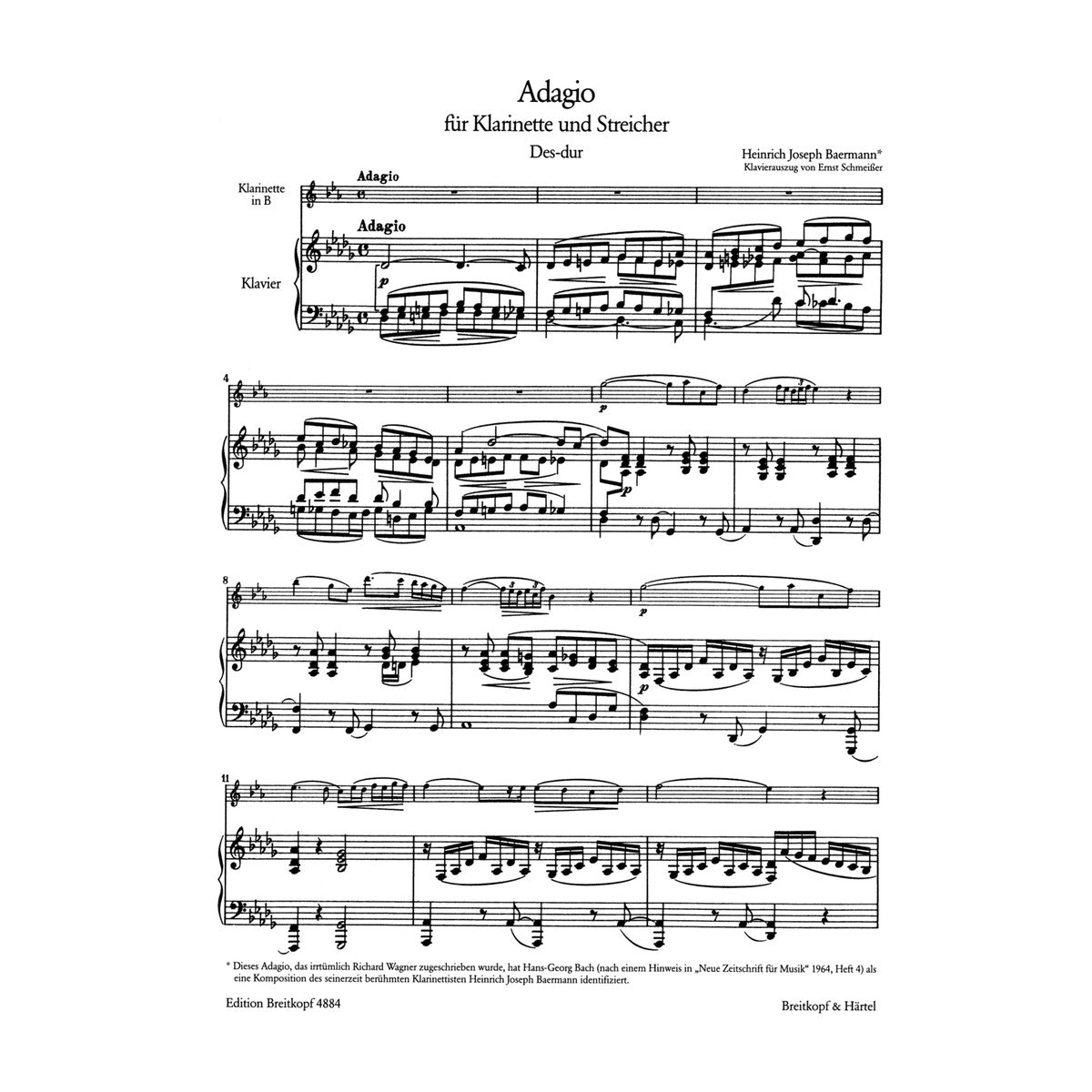 Baermann, Adagio View 2