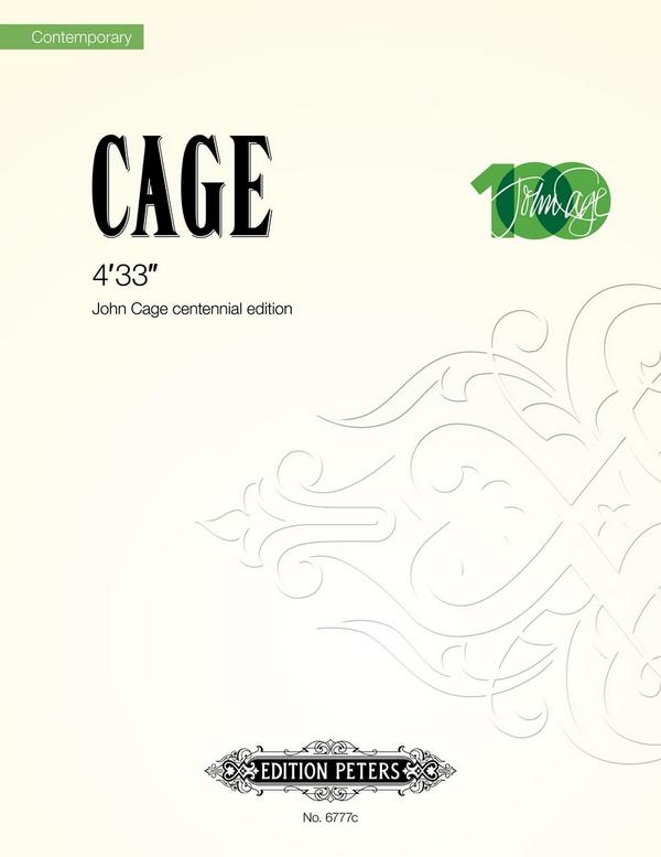 Cage, 4' 33'' centennial edition
