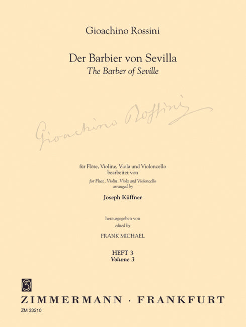 Rossini, Gioacchino Der Barbier von Sevilla B