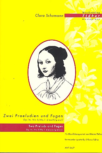 Schumann, Clara 2 Präludien und Fugen : für 4