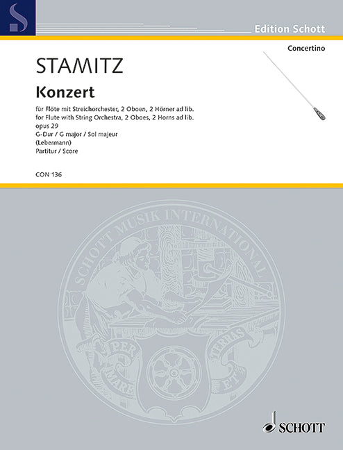 Stamitz C., Konzert G-Dur op.29