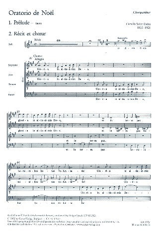 Saint-Saens, Camille Oratorio de Noel op.12 :