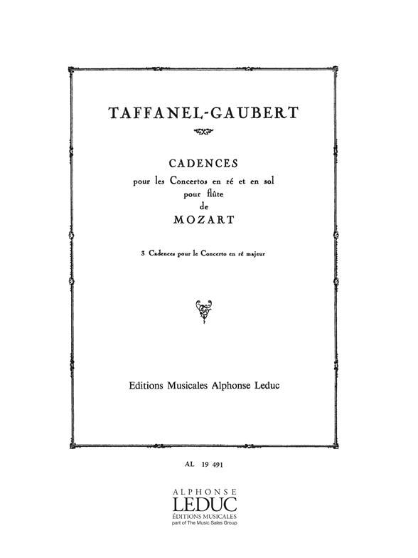 Taffanel- Gaubert, Kadenzen Mozart Konzerte