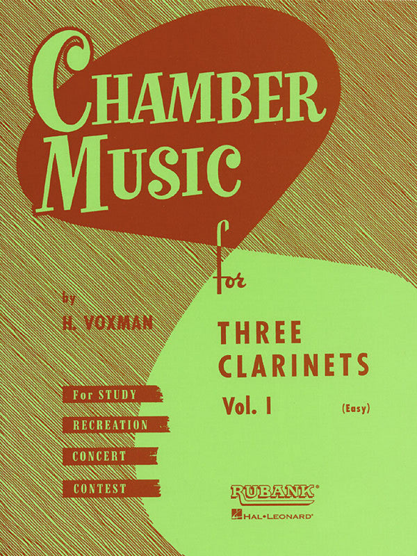 Chamber Music vol.1 (easy) : for 3 clarinets