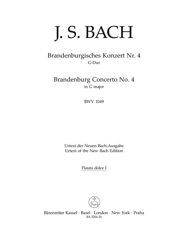 Bach, Johann Sebastian Brandenburgisches Konz-47513