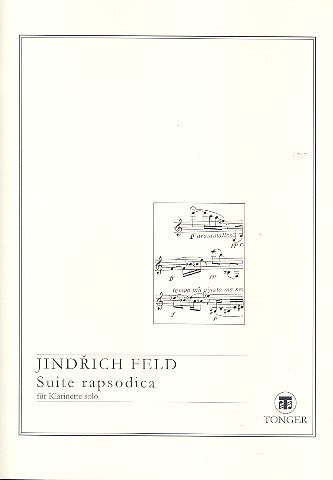 Feld, Jindrich Suite rapsodica : für Klarinet