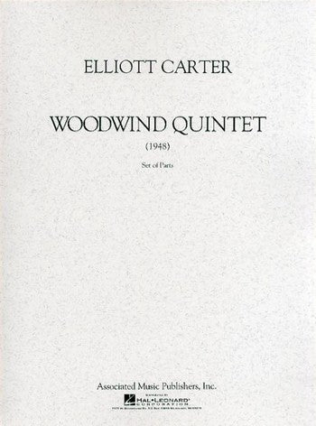 Carter E., Woodwind quintet, Stimmen