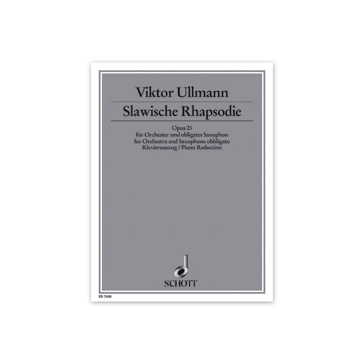 Ullmann, Slawische Rhapsodie op.23